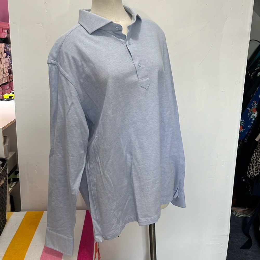 Sarar mens long sleeve tshirt antonio light blue